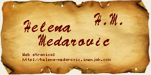 Helena Medarović vizit kartica